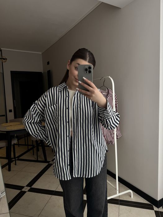 Сорочка жіноча в полоску