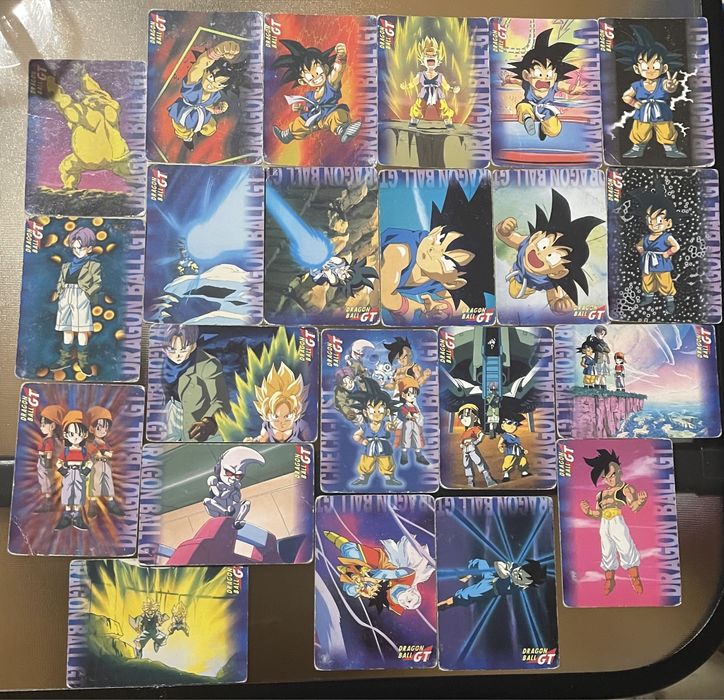 Cartas dragon ball Z e GT