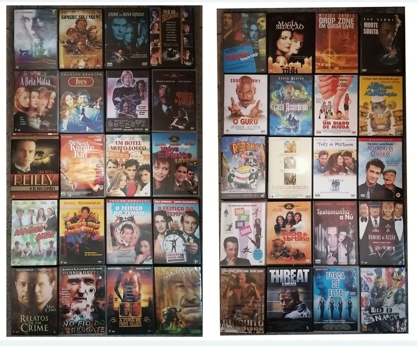 Lote 169 DVD's originais (LOTE 32)