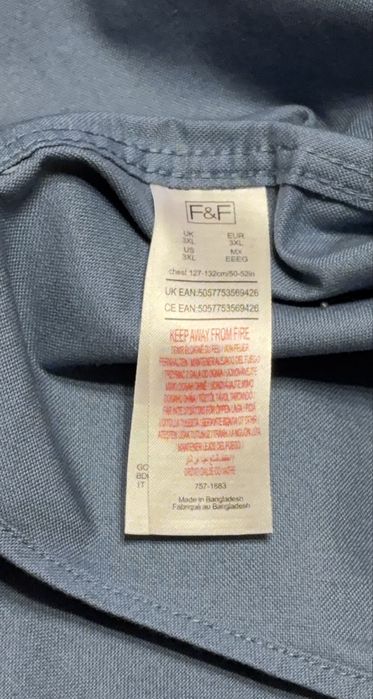 F&F The Oxford Koszula Męska roz. 3XL - J NOWA