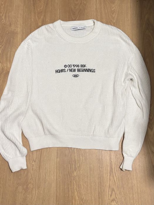 Sweat Branca Bershka