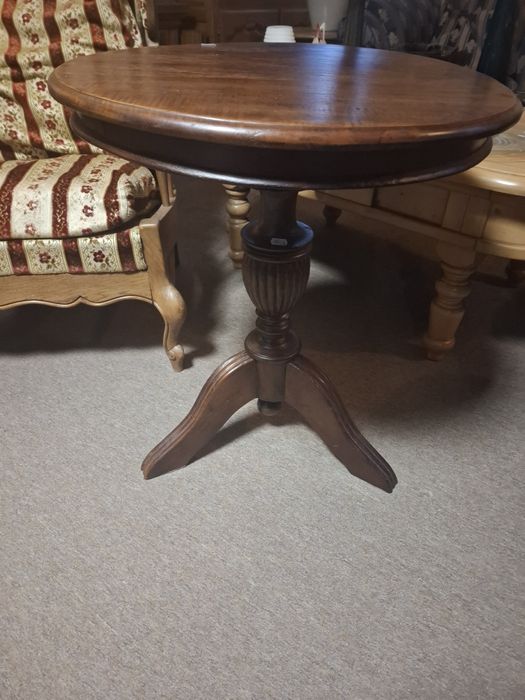 Stolik okrągły dębowy