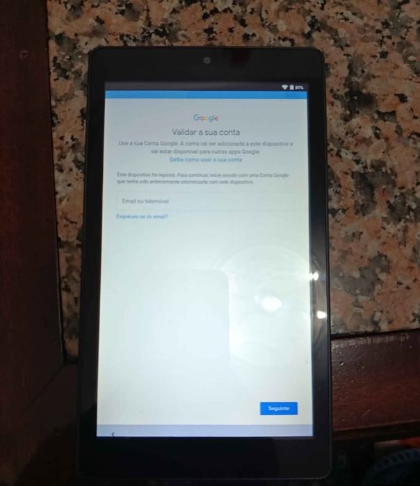 Tablet de 7 polegadas sem carregador446973441842892803
