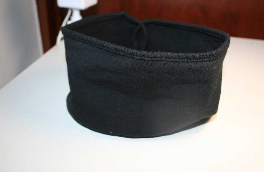 opaska damska M/L na głowę włosy h 10cm dzianina dresowa wkoło lamówka