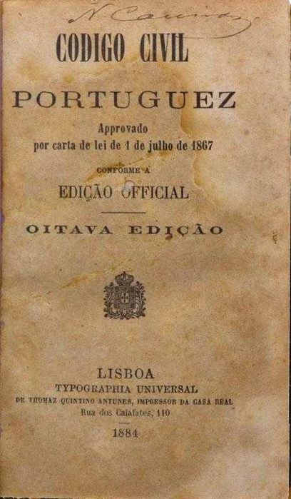Código de Seabra, de 1884