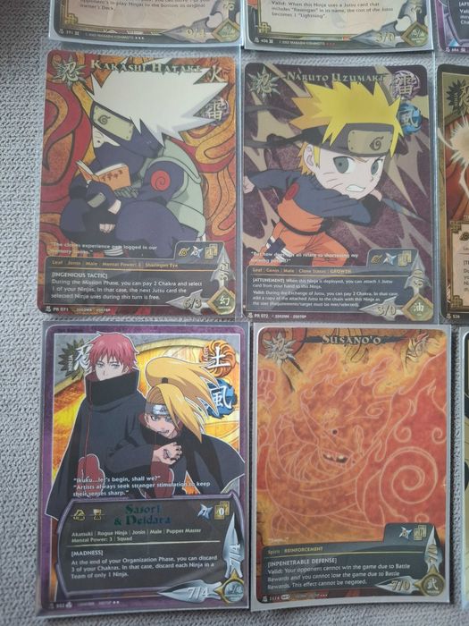 Cartas vintage Naruto