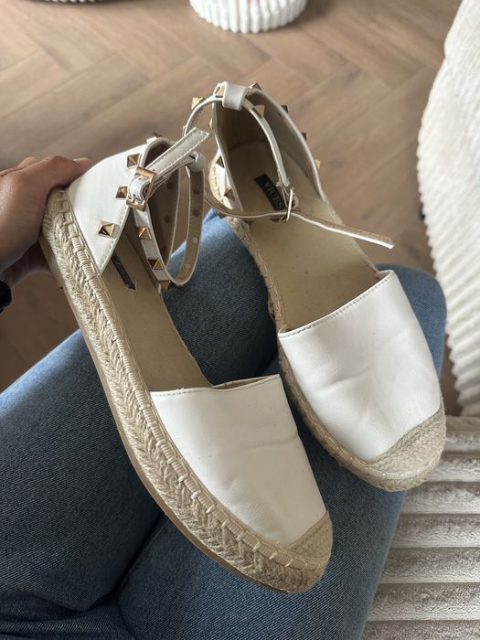 Sandaly espadryle ćwieki