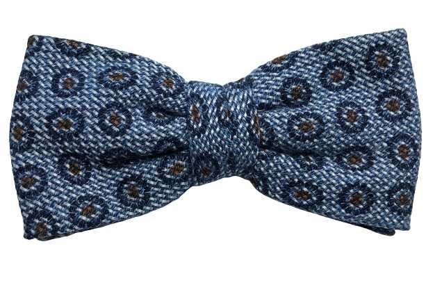 09 Elegancka mucha 50% jedwab 50% bawełna