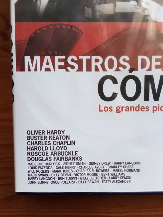 Os Mestres  do Cinema Cómico, B. Keaton C. Chaplin, Fairbanks, 5DVD.