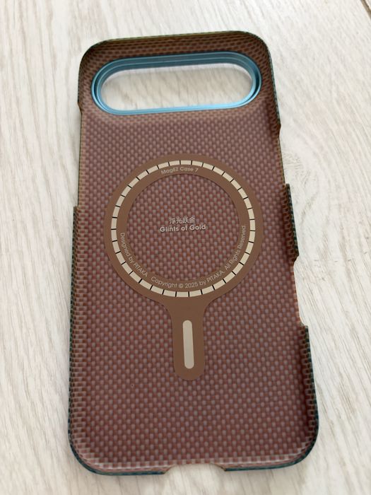 Чохол Pitaka MagEZ Case 7 для iPhone Air, небесно-блакитний
