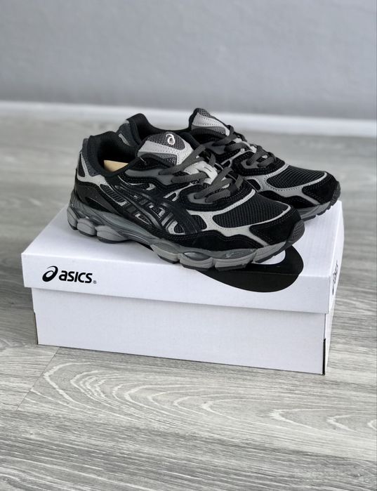Кросівки Asics Gel-Nyc Black Silver•Асікс Гель-Нюк(чорні),Чоловічі асікс,asics gel,nyc black