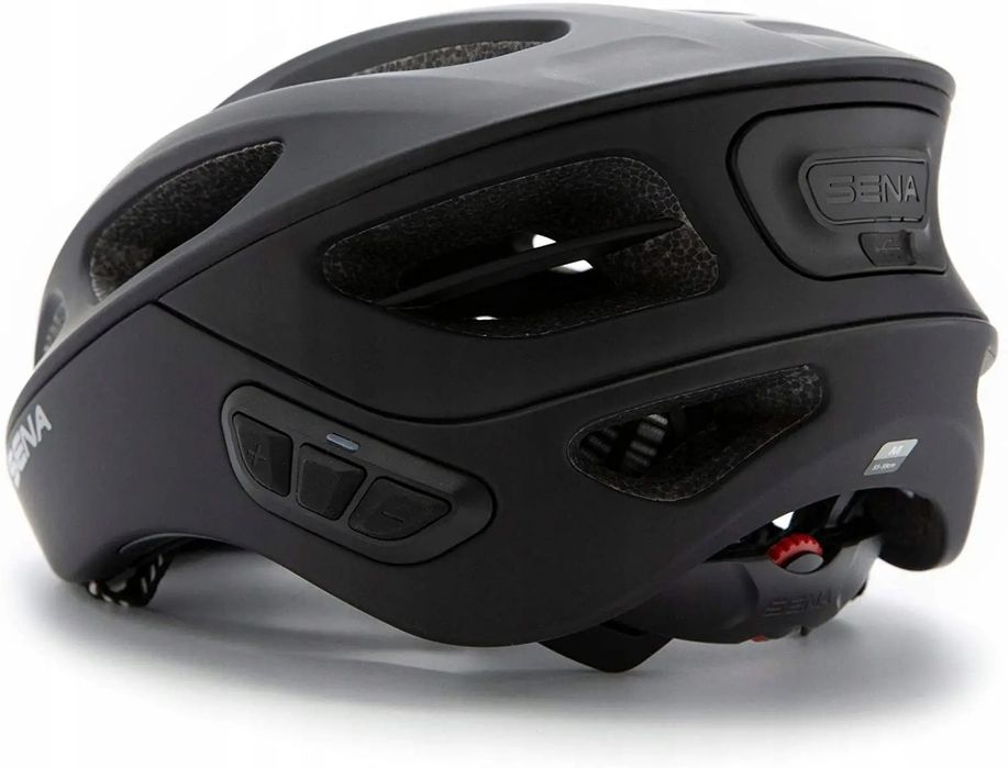 Kask z głośnikami Sena R1 ROAD interkom r. 55-59 M Bluetooth zestaw audio hulajnoga rowerowy sportowy rower