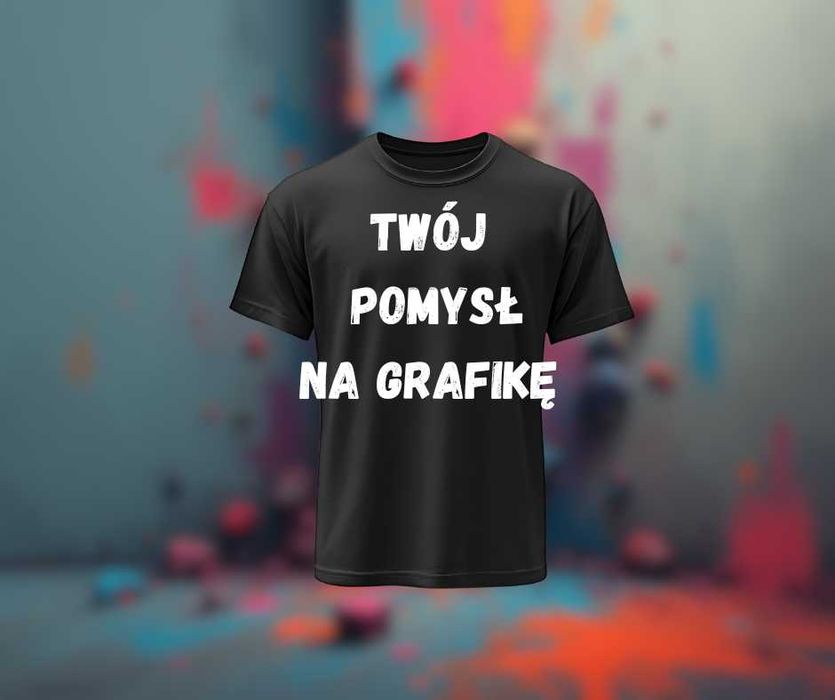 Koszulka z własnym nadrukiem | DTF | Logo, napis, grafika