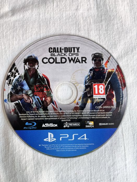 Продам диск Call of Duty Playstation