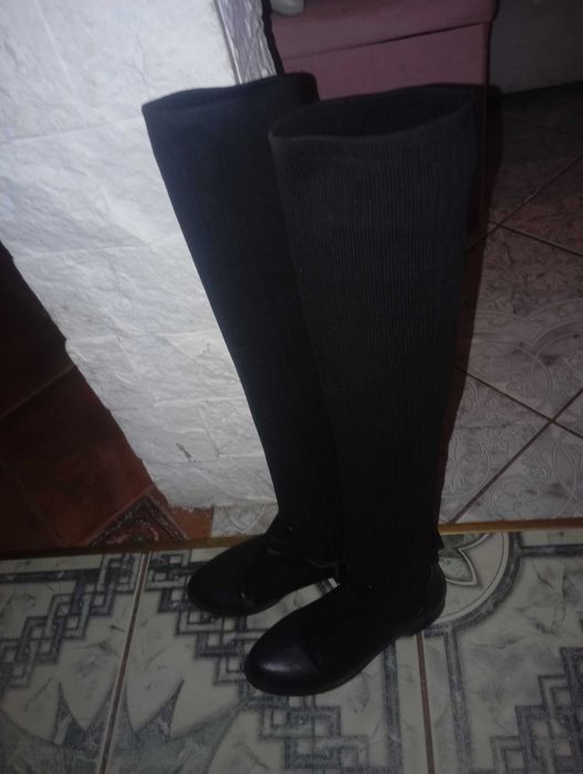 Długie kozaki ala rajtuza 37