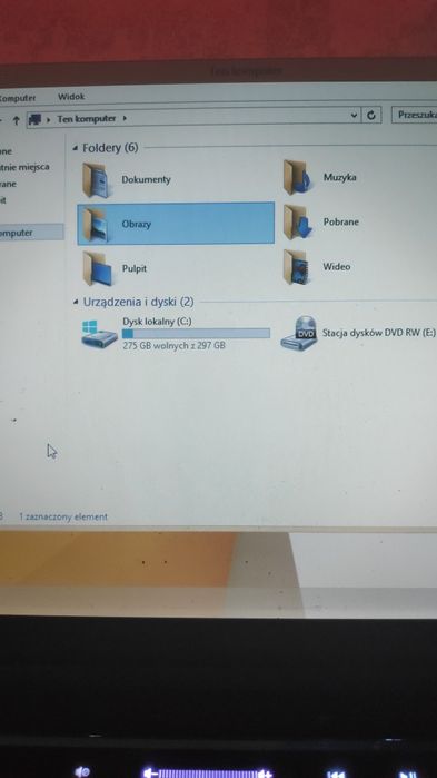 HP dv5 staruszek z win 8.