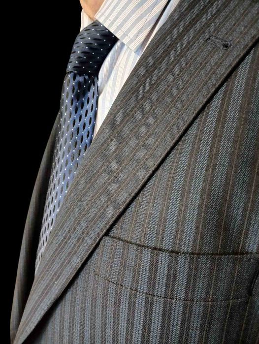 Темно-синій костюм VORONIN, 52 р.