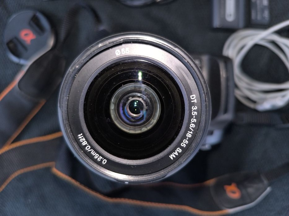 Máquina fotográfica Sony reflex