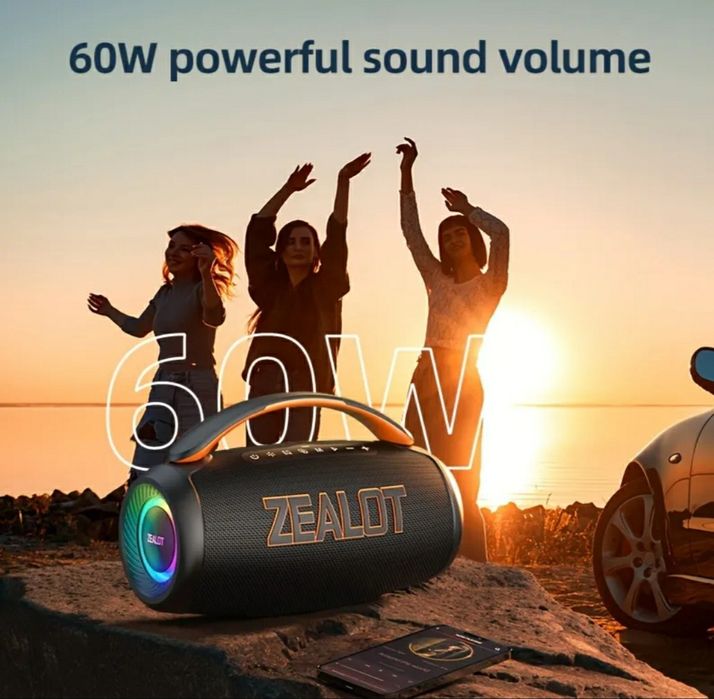 Портативная колонка ZEALOT-P12,60Bт