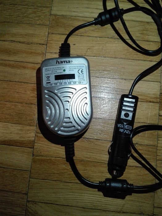Автомобільна зарядка для ноутбука 15 -24V   hama 46550