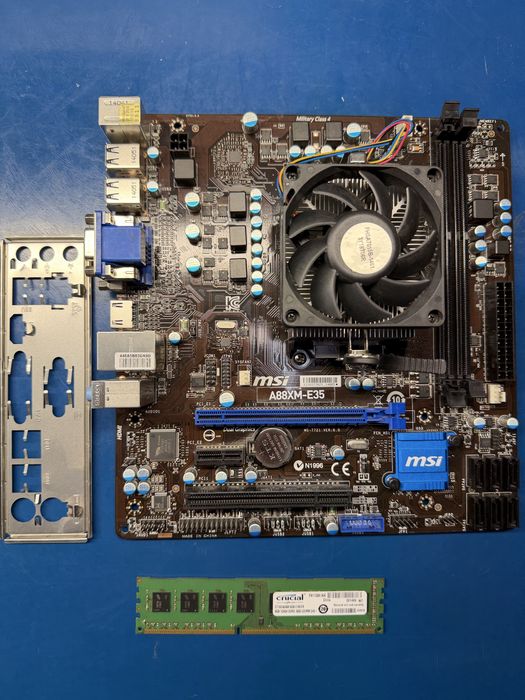 Płyta główna MSI A88XM-E35  + AMD A8-6600K + 8GB Ram