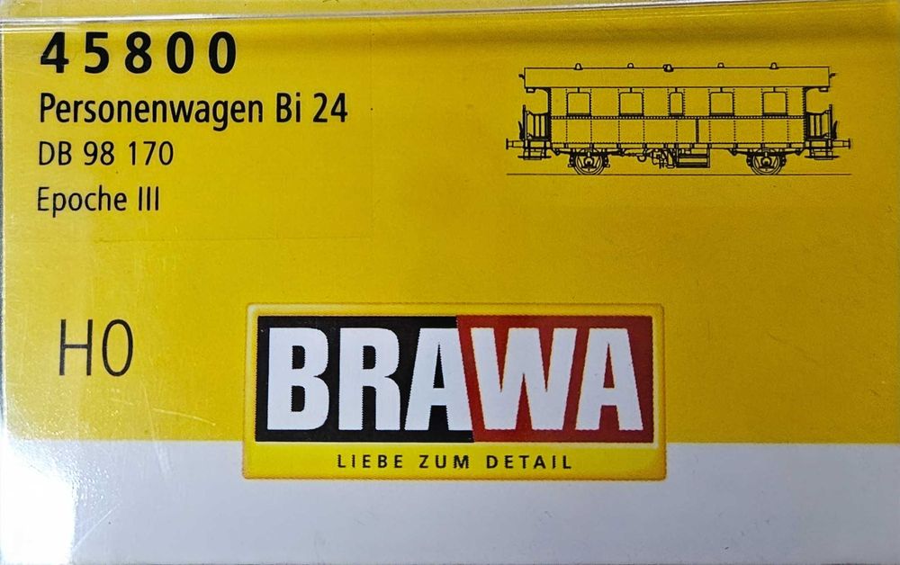 BRAWA 45800 Wagon osobowy H0