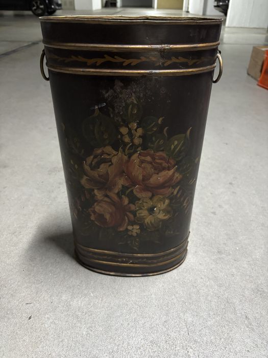 Suporte guarda-chuva em latão, pintado à mão