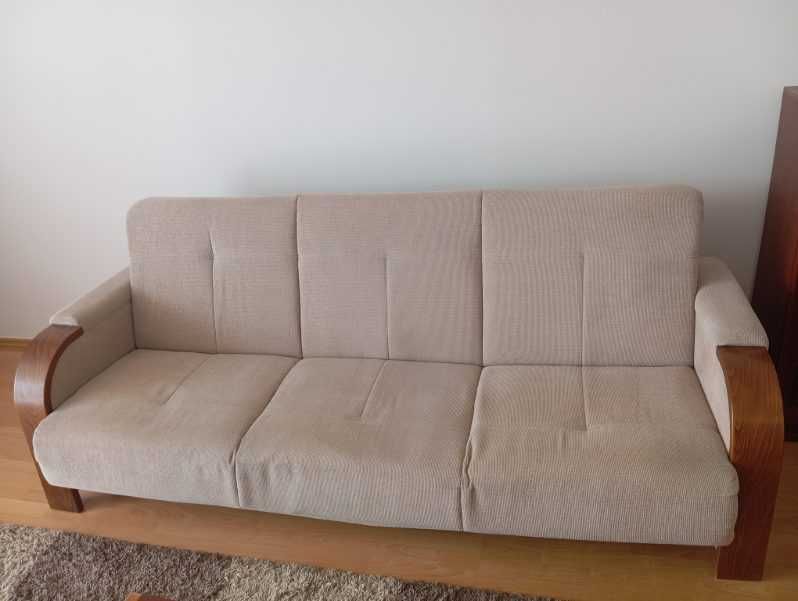 Zestaw mebli do salonu: kanapa 3-os, sofa 2-os rozkładana + fotel