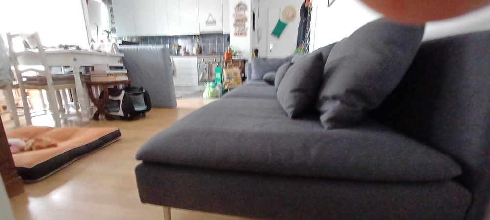 Sofá IKEA SÖDERHAMN de canto – Hillared Antracite – 192x192cm – Excelente estado