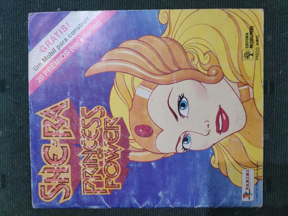 Caderneta de Crromos antiga She-Ra Princess of Power