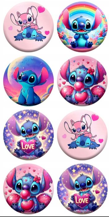 Lizaki stitch ozdoba tortu