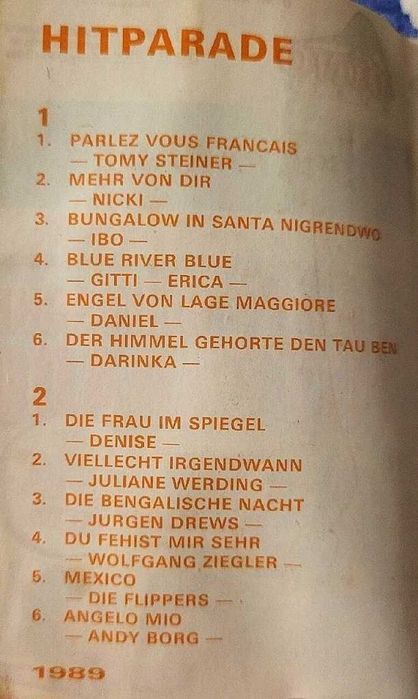 Vico Torriani ,Nanno & Die Romantic Flamingos ,Heino ,Hit parade