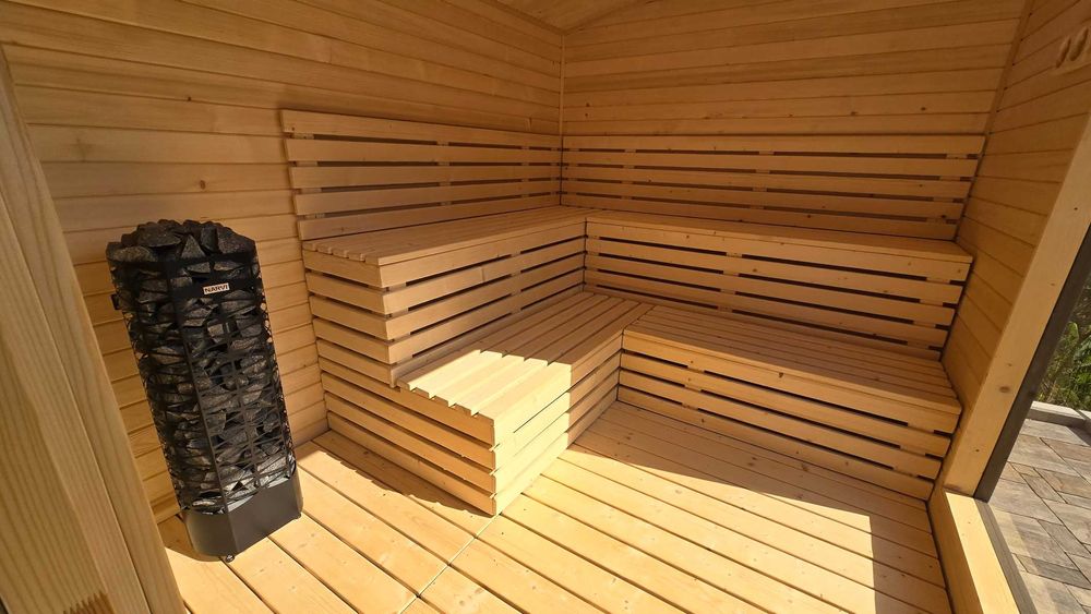 Sauna ogrodowa, beczka, bania, szkieletowa --od producenta--