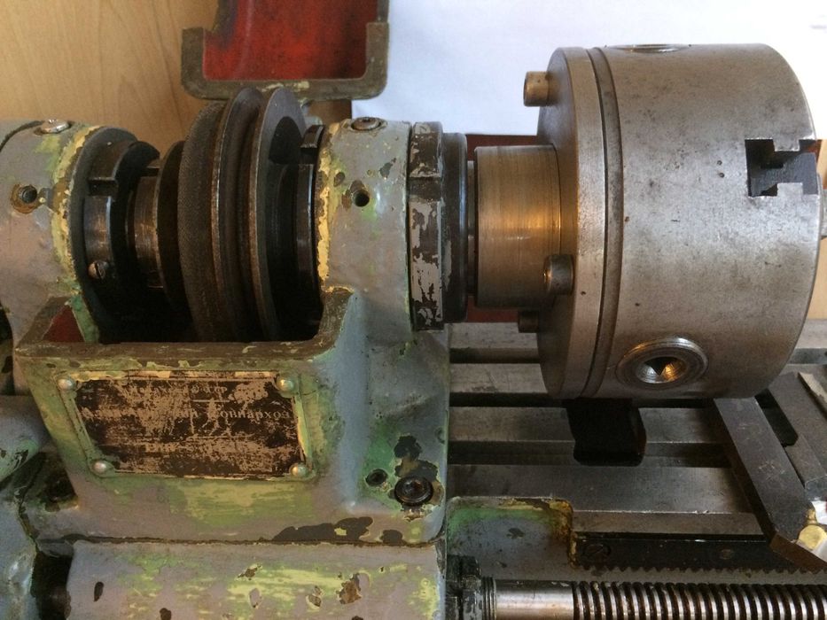 ТВ-16. Станок токарный с рамой и двигателем для дома. С рамой