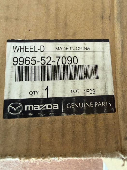 Nowa oryginalna felga Mazda CX5 CX-5 19" 19X7J 45 9965527090
