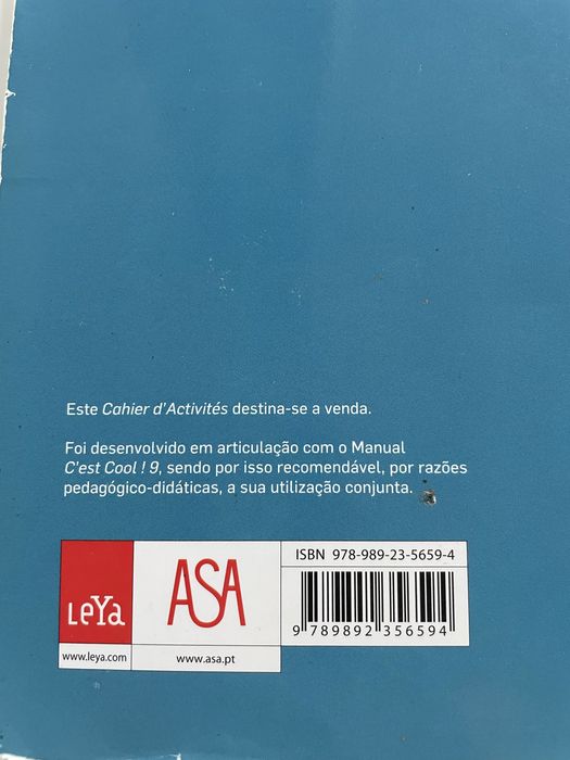 Caderno de Atividades Francês 9 ano