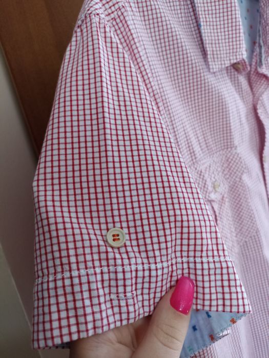 Koszula męska z krótkim rękawem r. XL