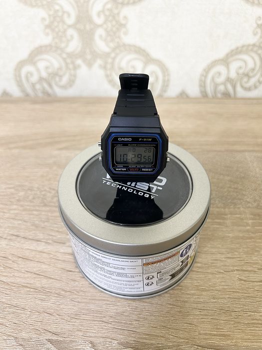 Оригінальний годинник Casio F-91W-1D