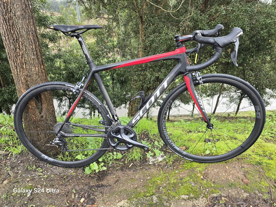 Scott cr1 carbono rodas carbono ultegra 11v