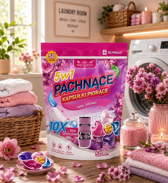 Kapsułki do prania 5w1 PACHNĄCE Yara Aromat 50 sztuk