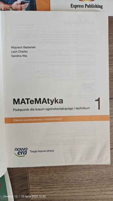 Książki do klasy 1 luceum