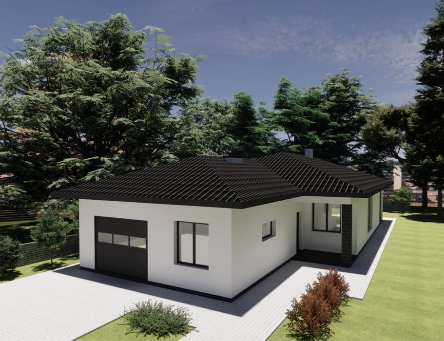 Одноповерховий будинок Крихівці, приватний будинок, особняк