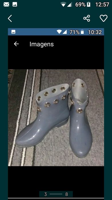 6 Calçados tamanho 37/38 em bom estado