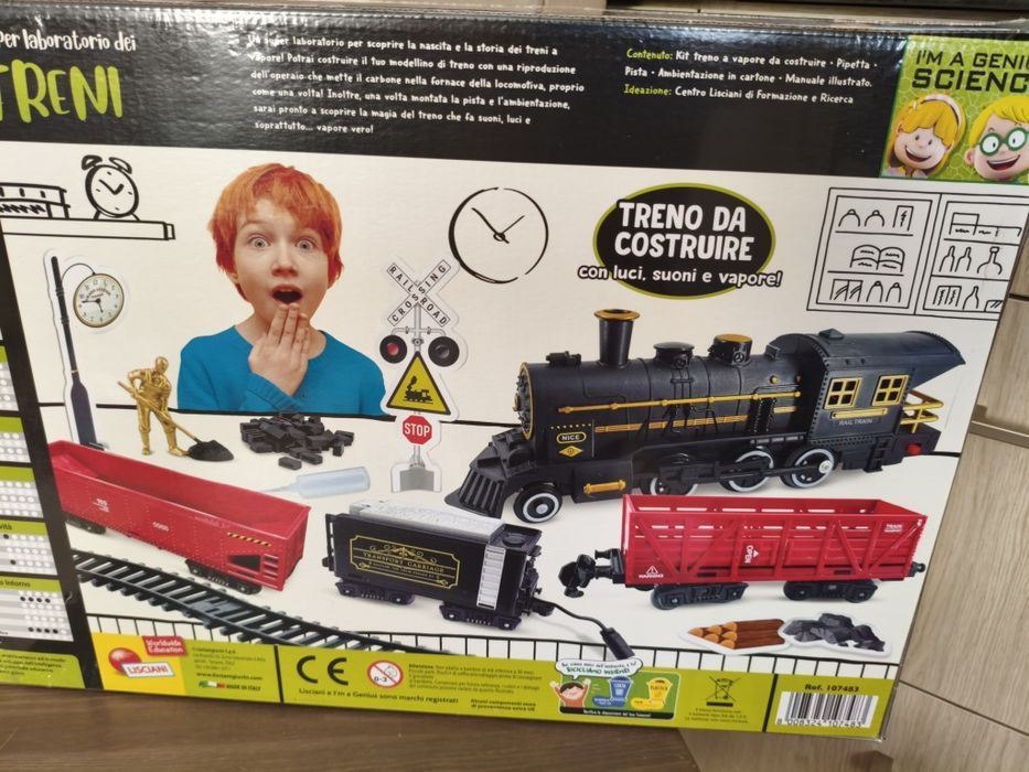 Lisciani I'm a Genius Super Treni Laboratorium Pociągów Parowych