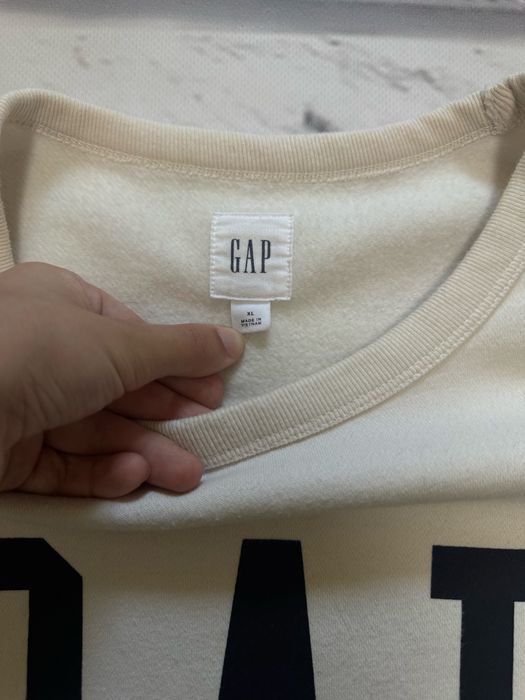 Світшот Gap, білий, розмір XL