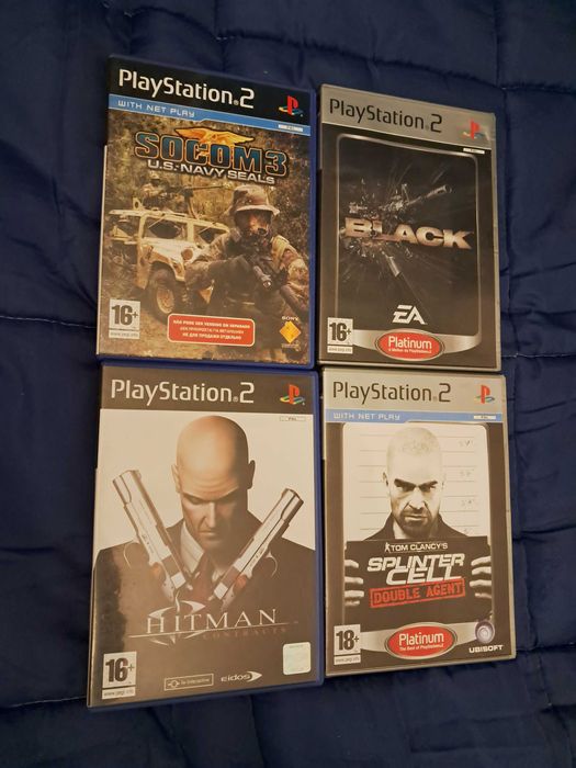 Playstion 2 mini c/ comandos + Jogos PS1 e PS2