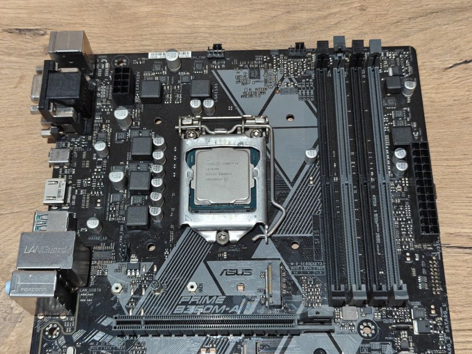 Płyta główna Asus Prime B360M-A z procesorem i3 9100
