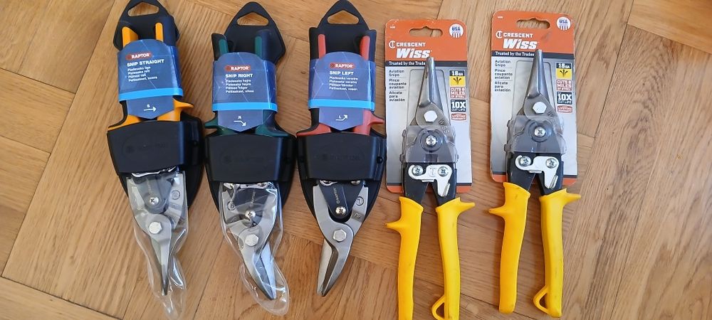 Nożyce do blachy Crescent Wiss, Raptor.