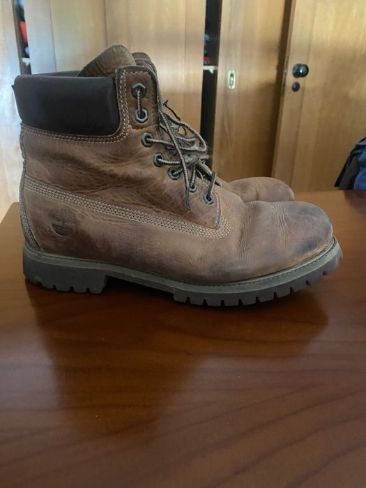 Camel Timberland Boots in Good Condition64297899681155120
