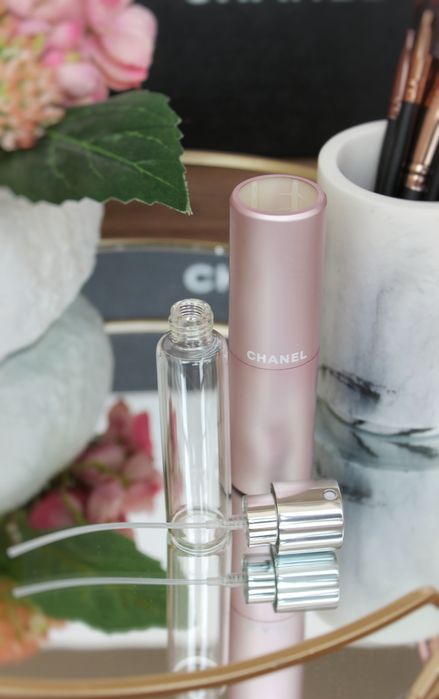 Vaporizador de perfume chanel recarregável (portátil), novo